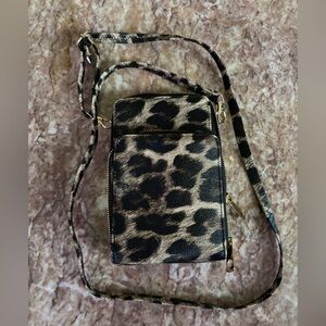 Leopard Print Crossbody Bag